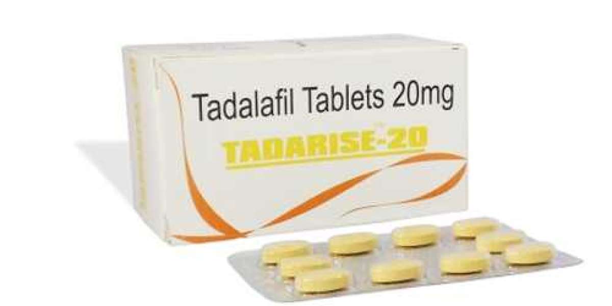 Tadarise 20 mg, a generic form of Cialis, contains Tadalafil and is available at Strapcart.com.